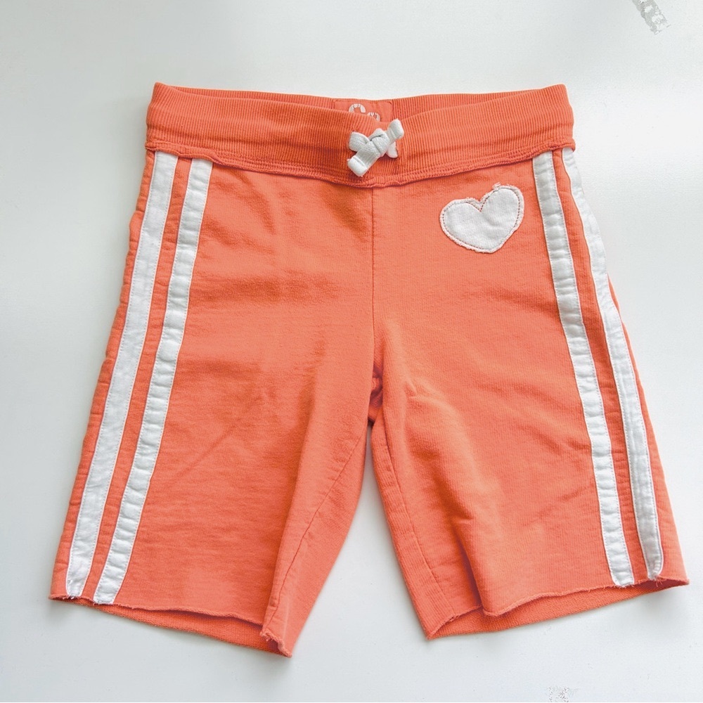 SO Girlโs Orange Summer Cotton Bermuda Shorts